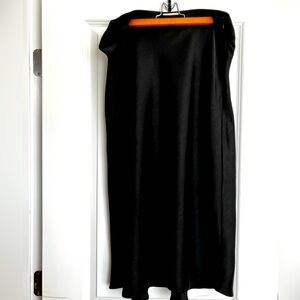 Sézane Black Sandy Slip Skirt Size 12